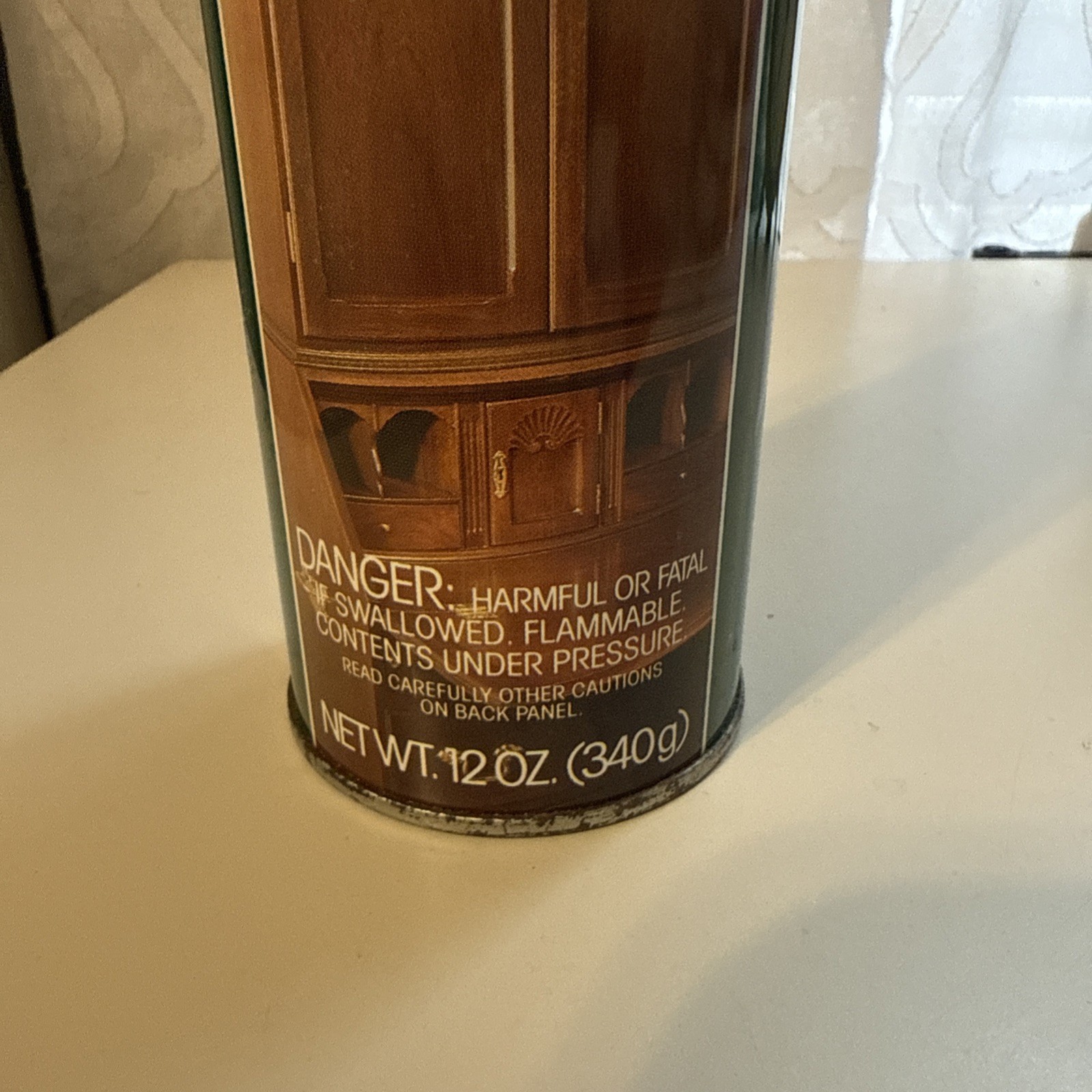Vtg Amway Buff Up Spray Furniture Polish 12 Oz Can 1991 Movie Prop Almost Full