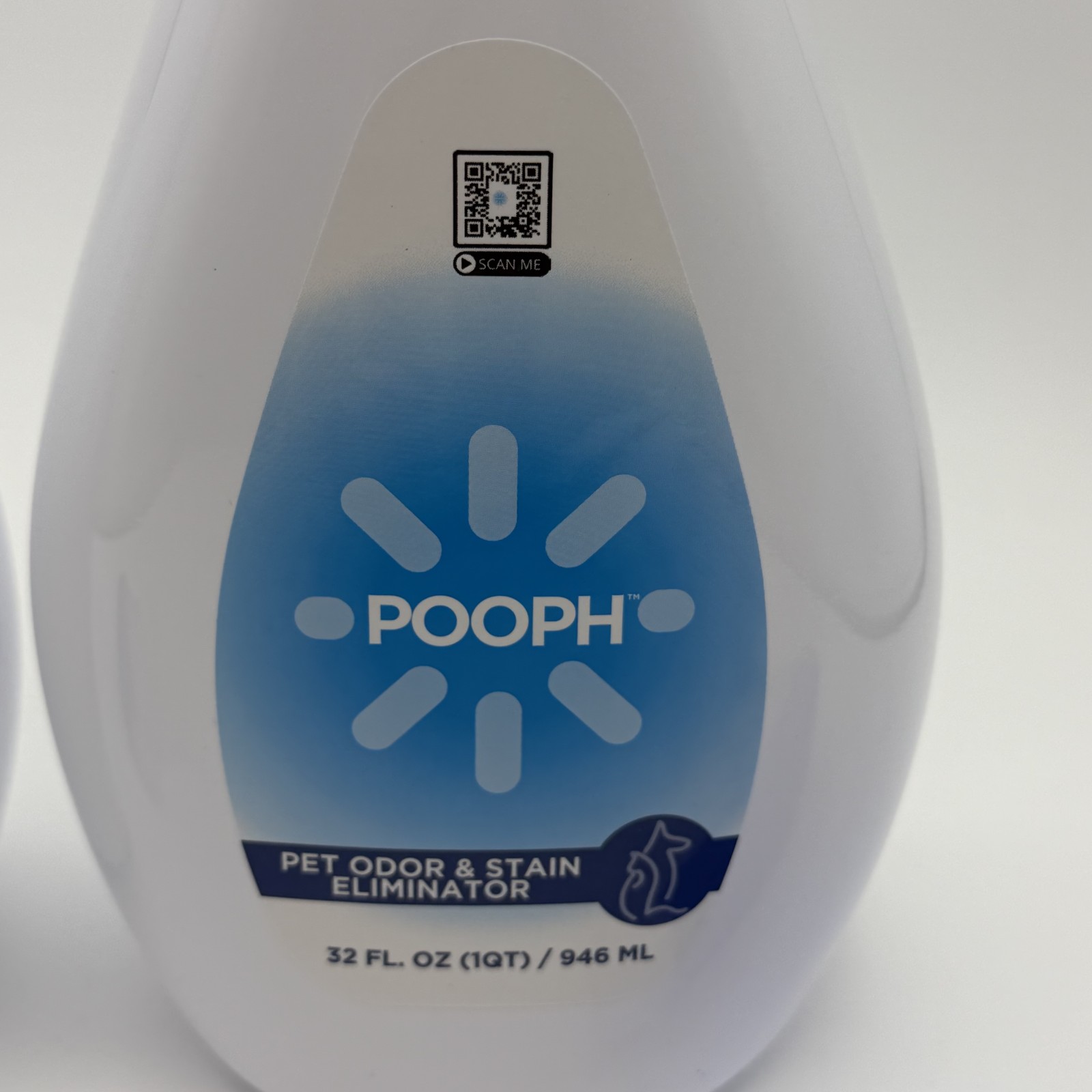 POOPH Pet Odor & Stain Eliminator 32 fl oz (1 QT) – 2-Pack with Sprayers