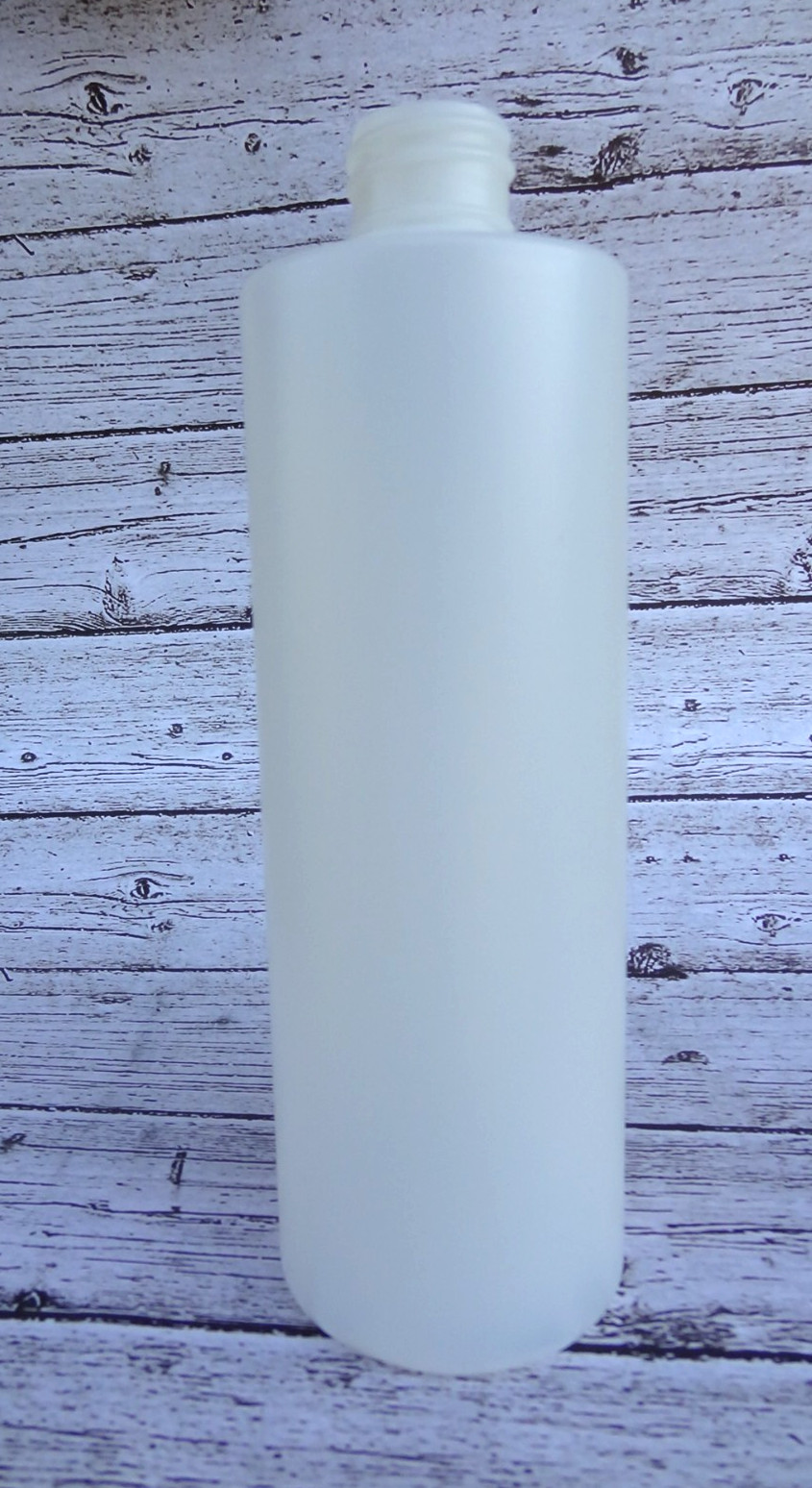 32 oz White HDPE Plastic Cylinder Round Bottle 28-410 Neck Finish ~ Pack of 10