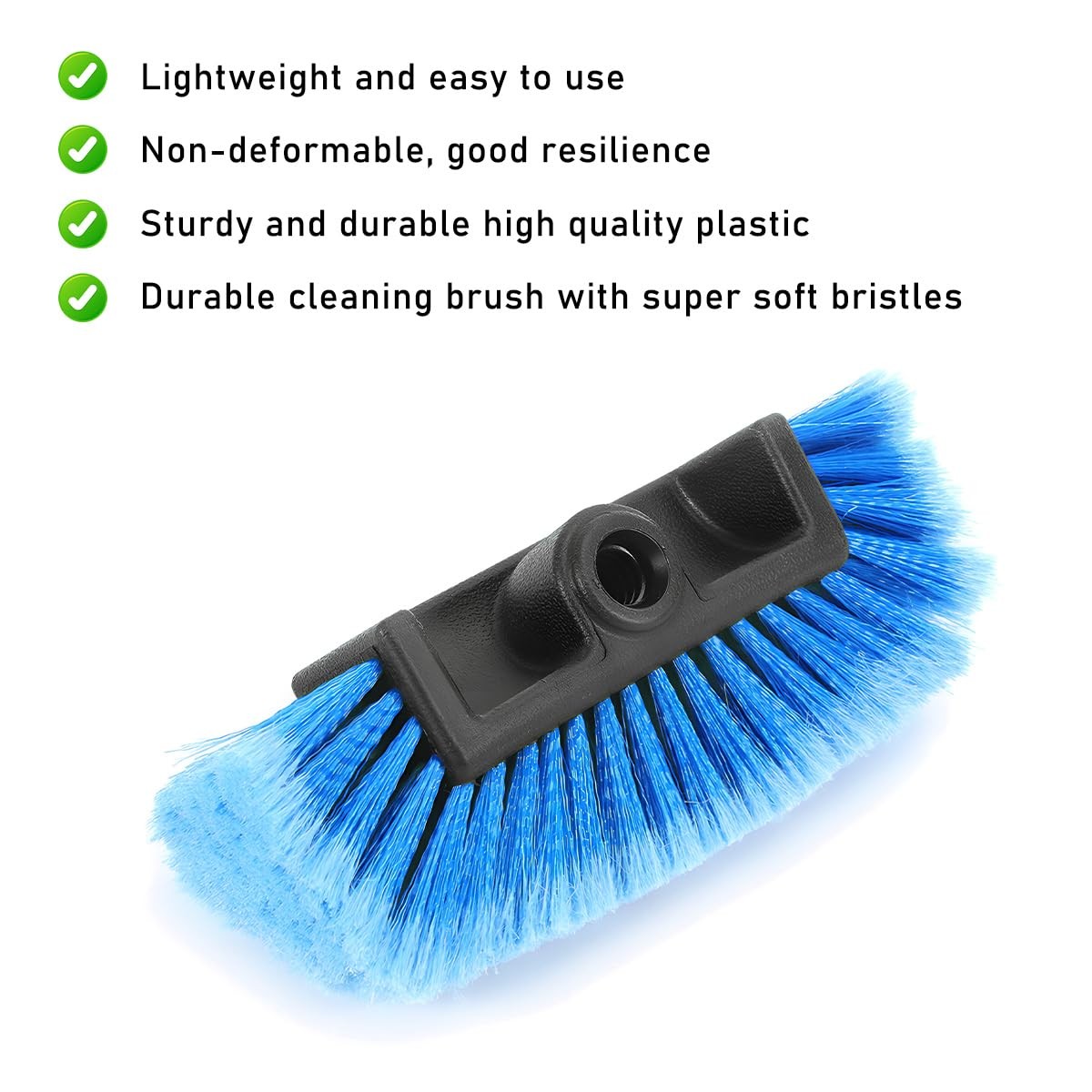 10 Inch Car Wash Brush Head Flow Thru Car Cleaning Brush Exterior Car Wash