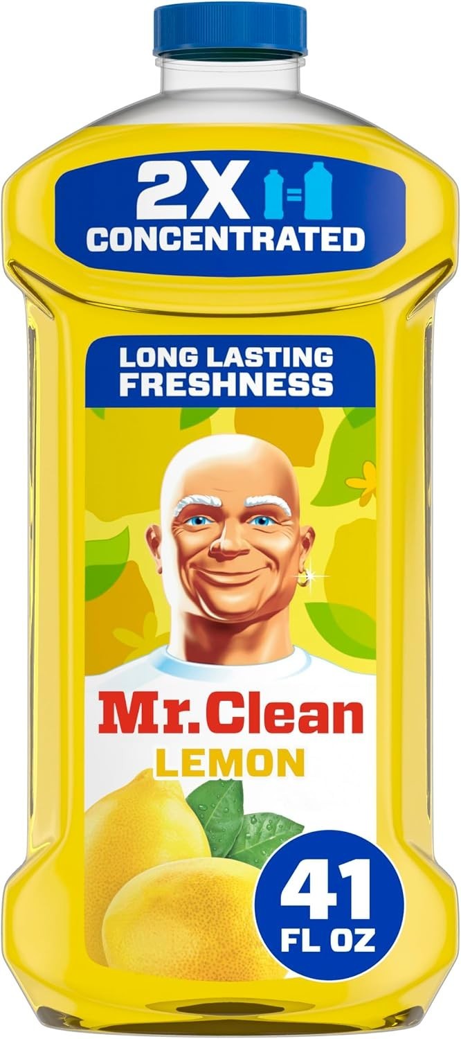 Mr. Clean Lemon All Purpose Cleaner 41 Oz Floor Kitchen Bathroom Cleaner