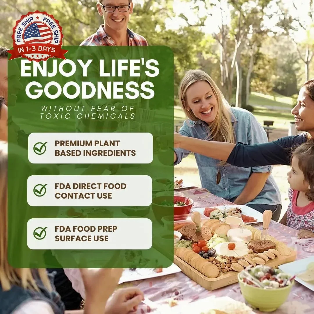 Wood Master’s Secret Non-Toxic, Food Safe Cutting Board Oil, Conditioner & Seale