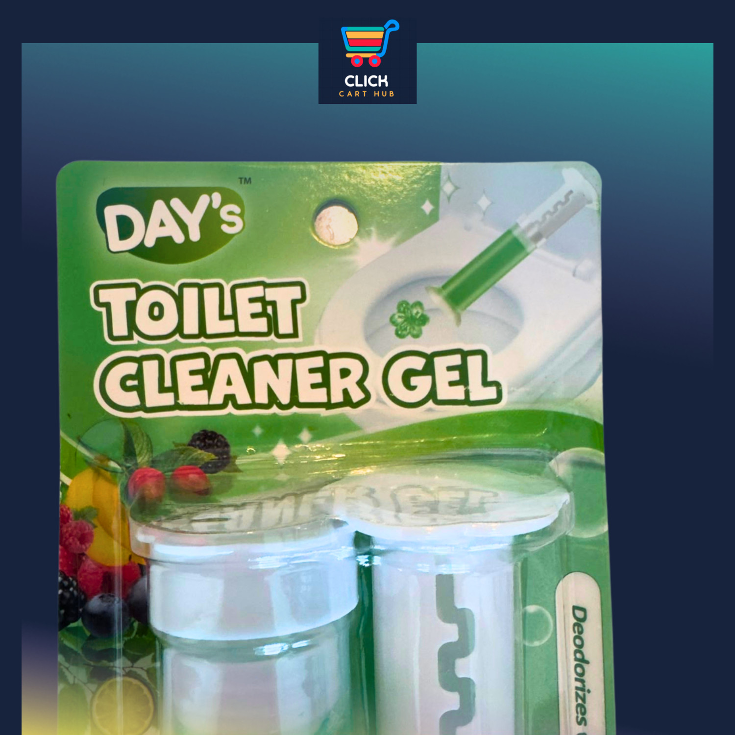 1PCS GEL Fragrance Green toilet bowl cleaner, refreshing last for 1 week