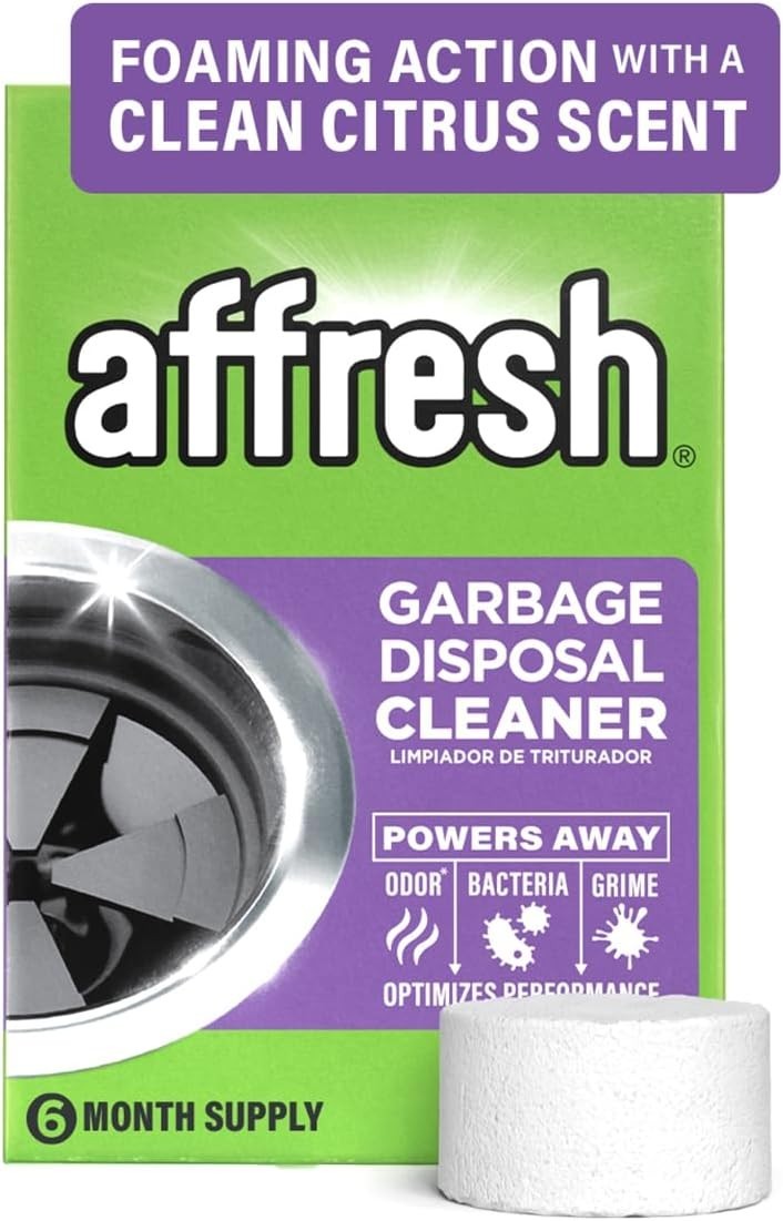 Citrus Garbage Disposal Cleaner – 6 Tablets for Odor Elimination & Deep Clean