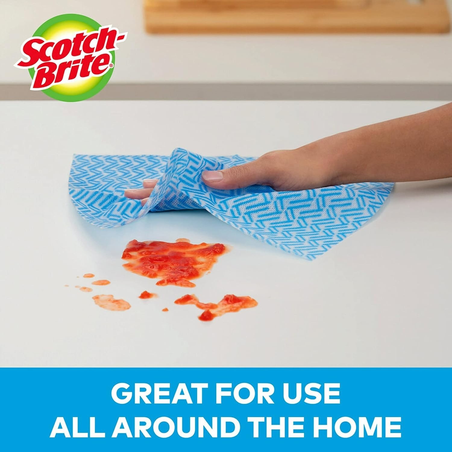 Lot Of 4 Packs – Scotch-Brite Reusable Microfiber Cloths/Wipes 5 Wipes Per Pack