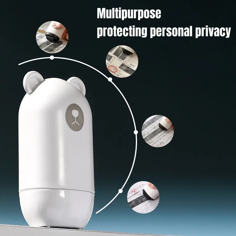 1pc Privacy Protection Roller Stamp Confidential Data Security Seal – NEW