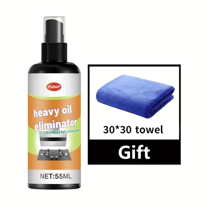 IFUBO Heavy Oil Eliminator 55ML Kitchen Degreaser Cleaner Range Hood Stove Tile