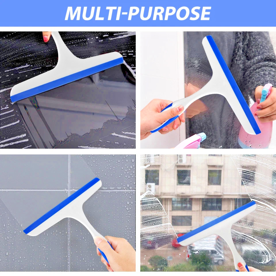Window Mirror Car Windshield Squeegee Shower Glass Wiper Kitchen House Clean US