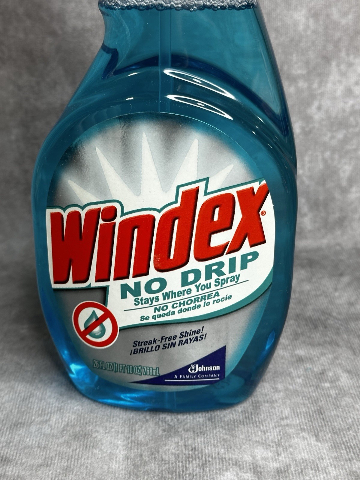 Windex No Drip Formula Discontinued 95% Full 26 Oz 2003