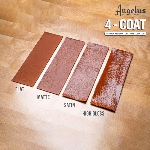 Flat 4-Coat Scratch-Resistant Leather Sealer – Durable, Flexible, Clear Coat Pr