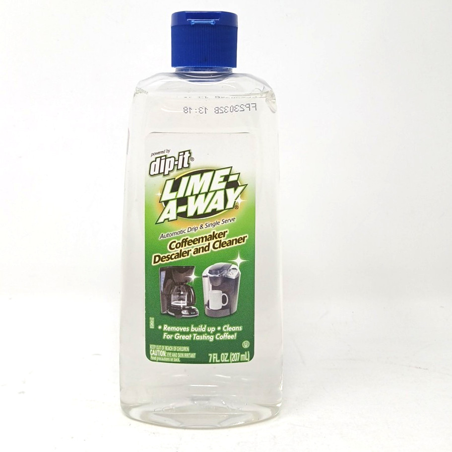Dip-It LIME A WAY Coffeemaker Cleaner & Descaler Buildup 7 oz Sealed Dented Btl