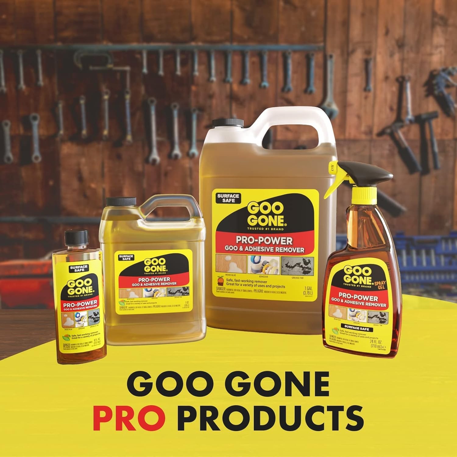 Spray Pro-Power Adhesive Remover with Scraper, Professional Strength, Easily …