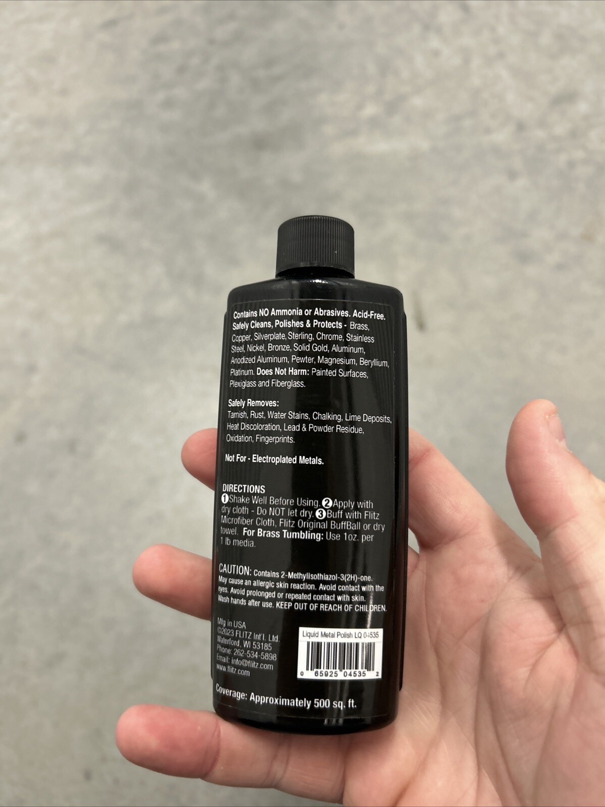 Flitz Metal Polish 3.4 OZ. Metal polish #LQ 04535 NEW