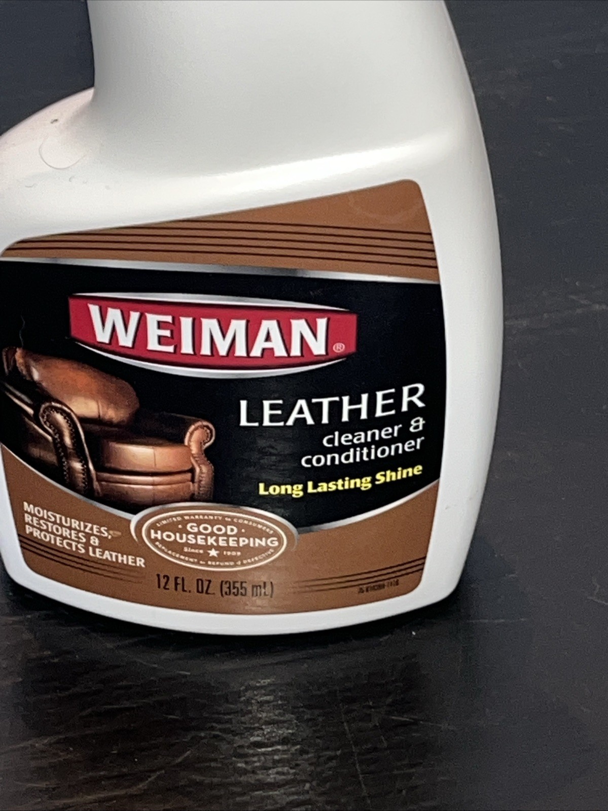 Weiman Leather Cleaner and Conditioner for Furniture – Cleans and Conditions