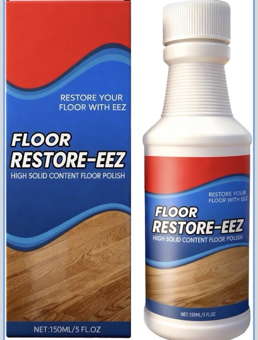 2Pcs. Floor RESTORE-EEZ, High Solid Content Floor Polish 5oz Each