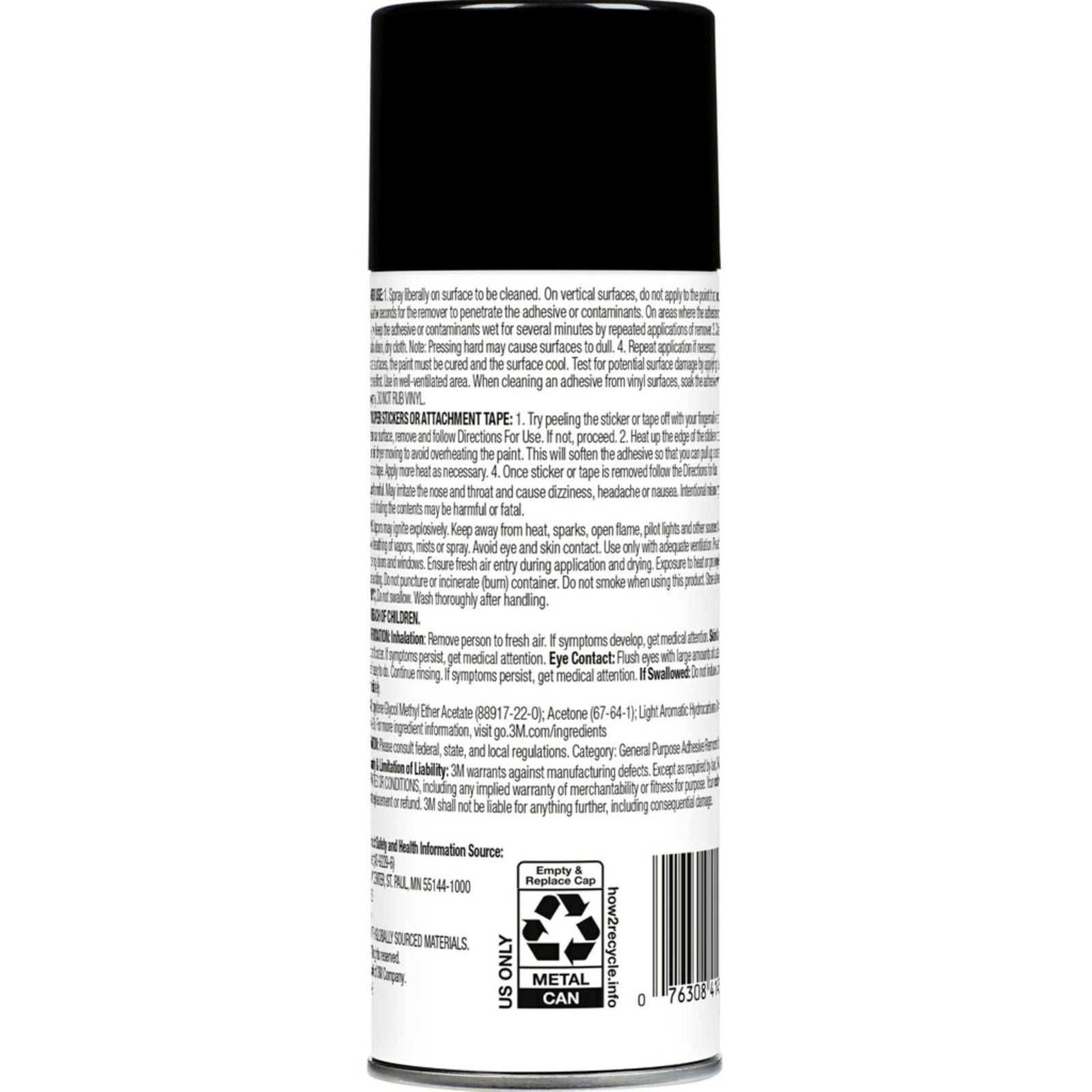 3M Adhesive Remover, 12 oz., Quickly Remove Adhesive, Attachment Tape, Tar, Wax
