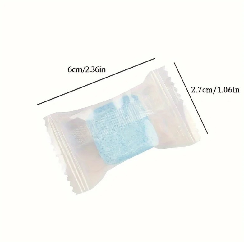 25pcs Washing Machine Cleaner Tablets Deep Cleaning Drum & Tub Lemon Scent – NEW