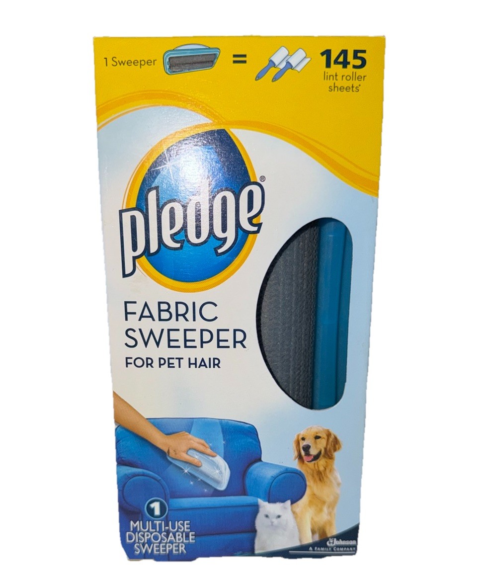 Pledge Fabric Sweeper Pet Hair Multi Use Quick Easy Disposable New Discontinued