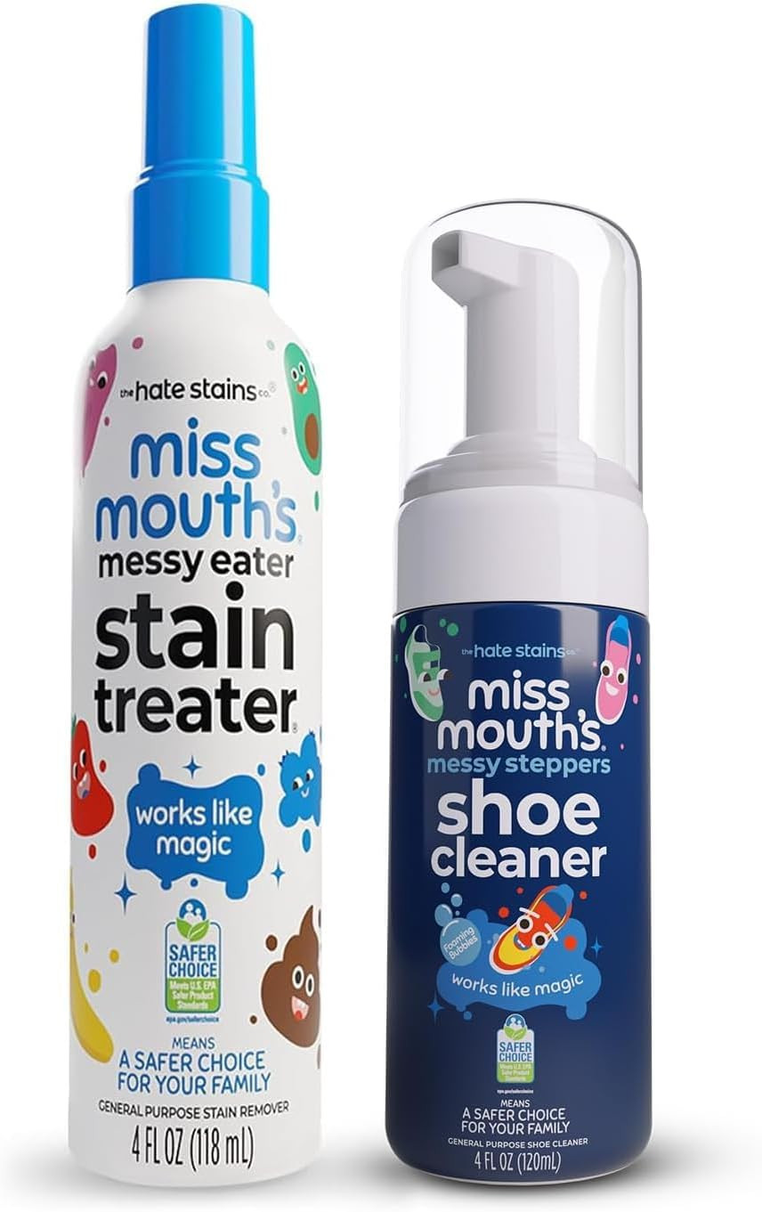 Messy Eater & Messy Steppers Cleaner Duo Stain Remover Shoe Cleaner Kit
