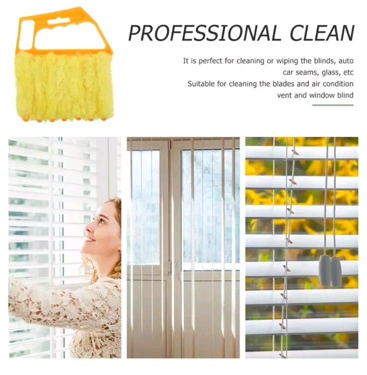 Home Cleaning Tool & Fans Microfiber Blinds Brush Duster Cleaner NEW