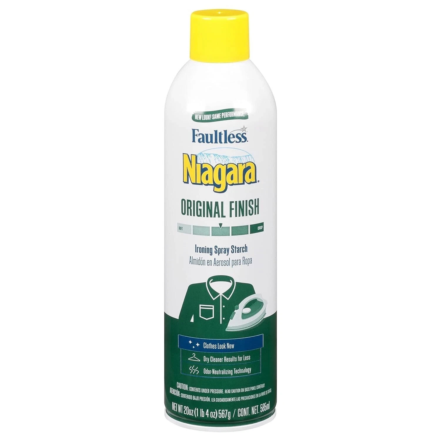 Faultless NIAGARA Ironing Spray Finish Starch Original, 20 oz each (lot of 4)