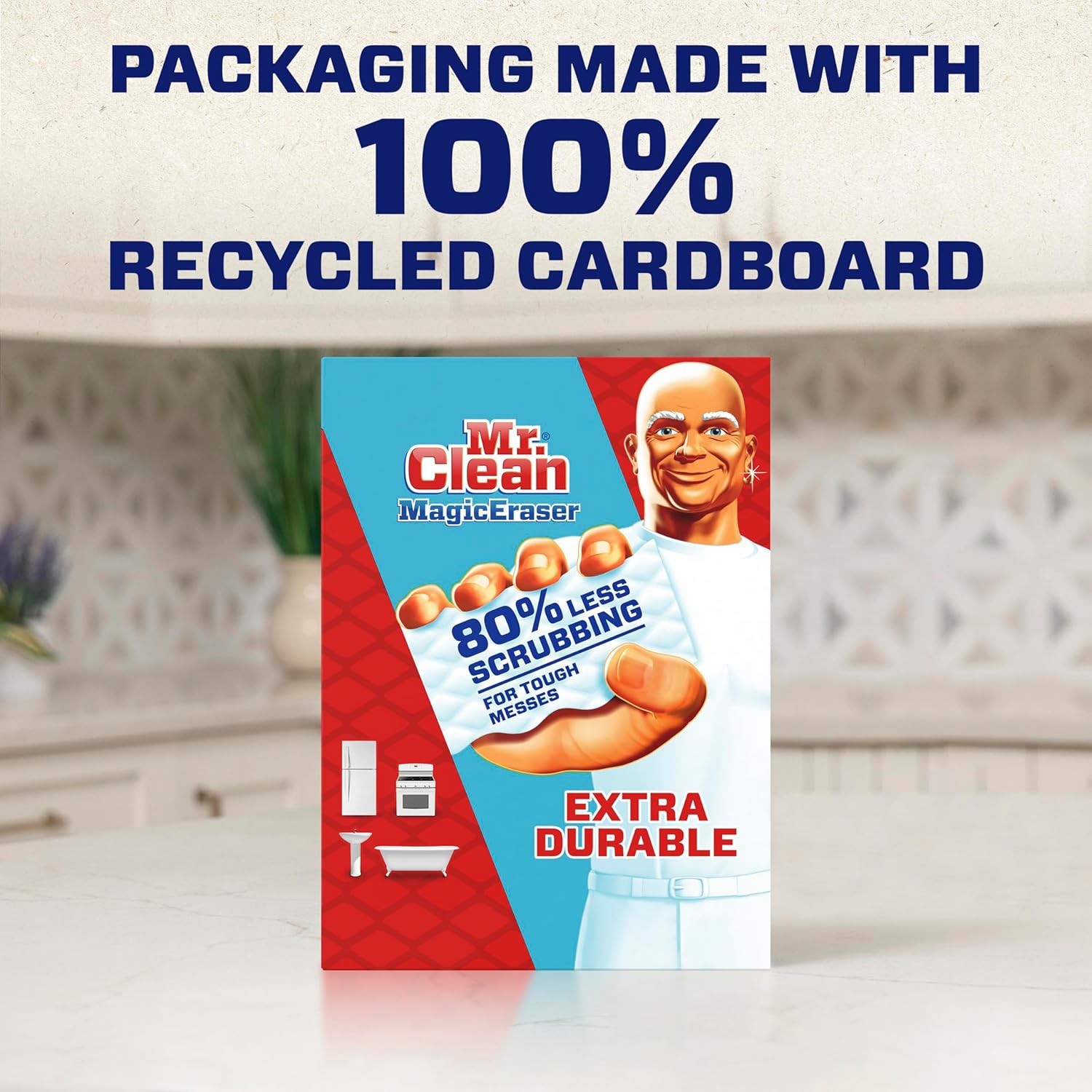 Mr. Clean Magic Eraser Extra Durable Cleaning Pads 10 Count Multi-Purpose