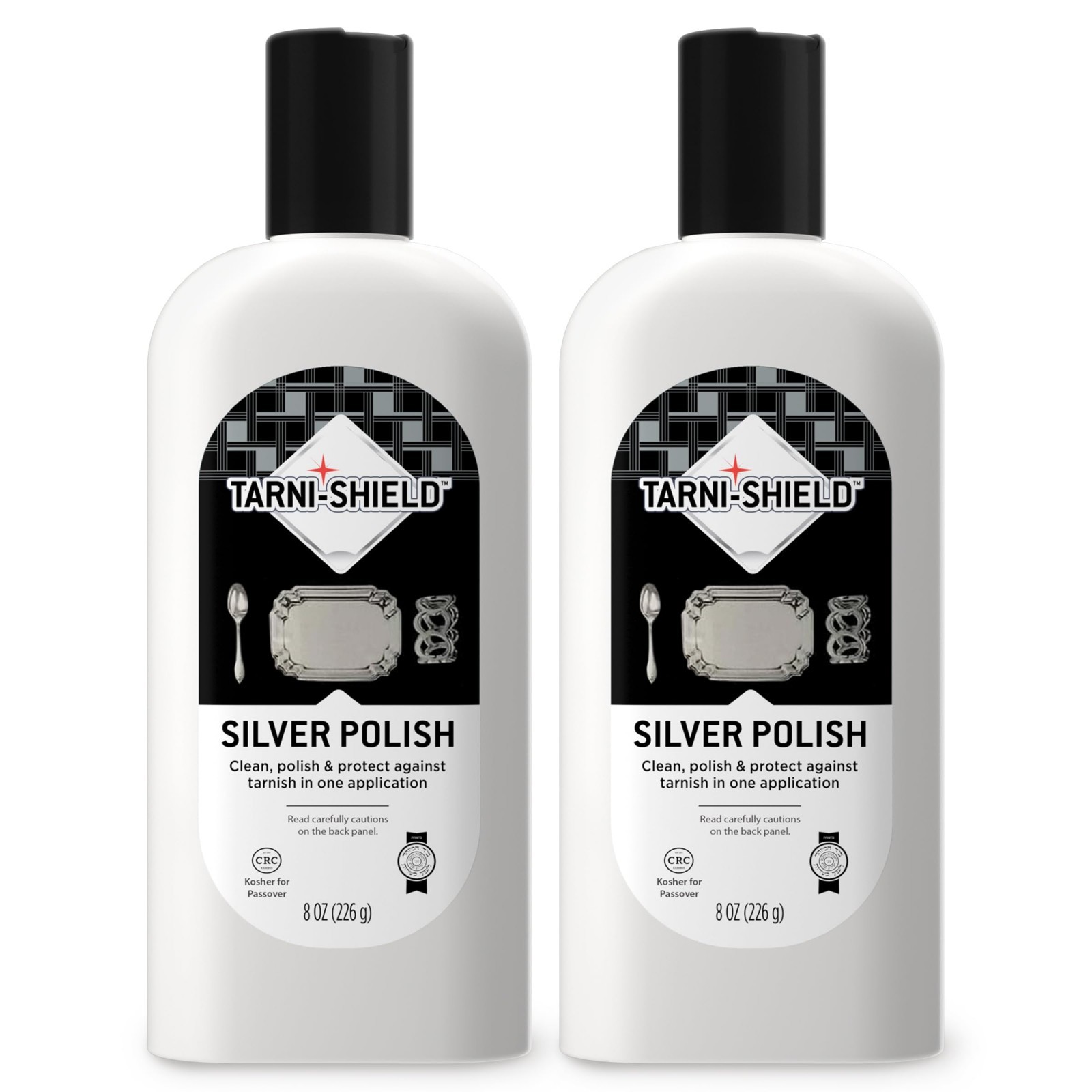 Silver Polish 2-Pack – Clean, Protect & Shine Tarnish-Free – 8 Ounces Each