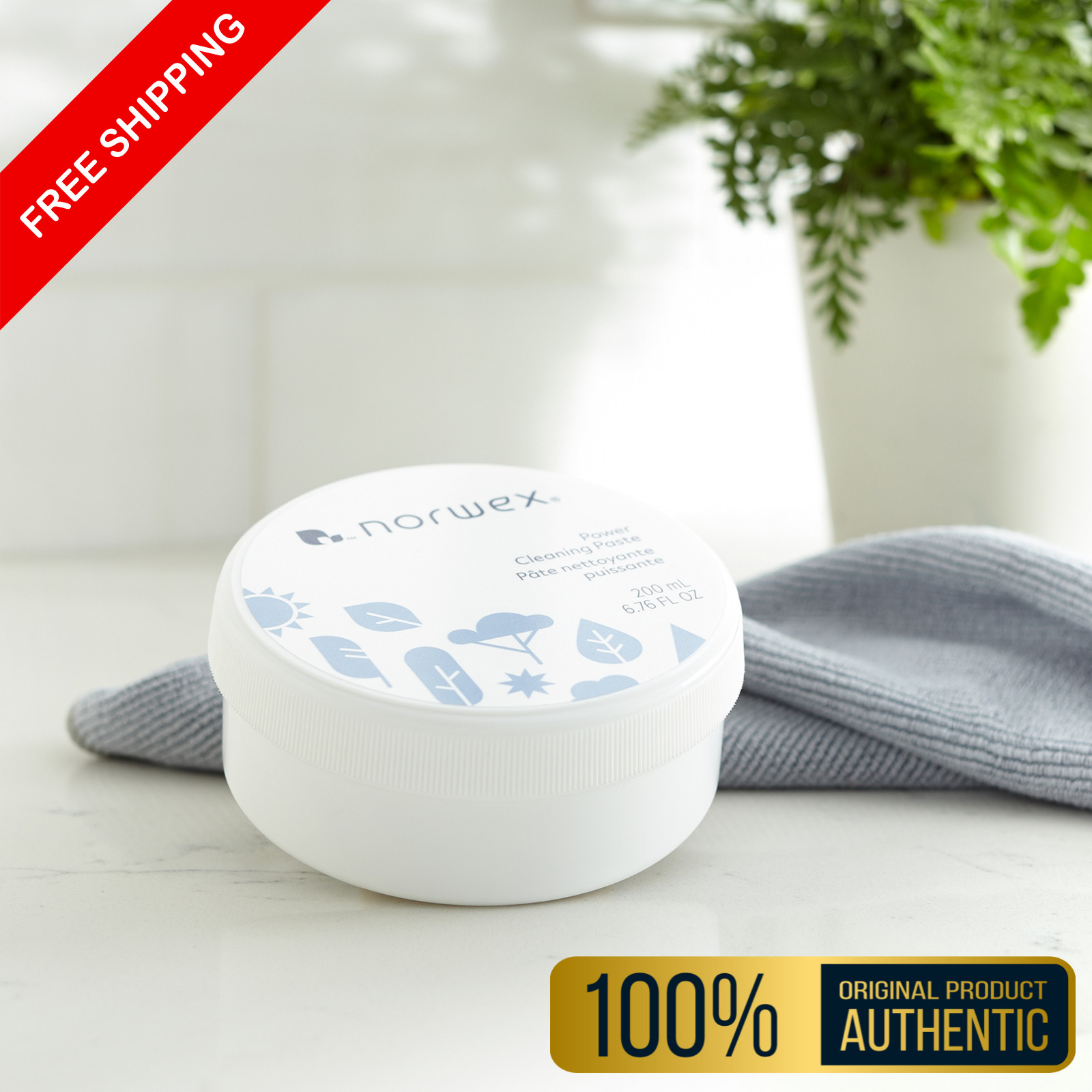 NEW Norwex Power Cleaning Paste Large Size 200mL 6.76 Oz