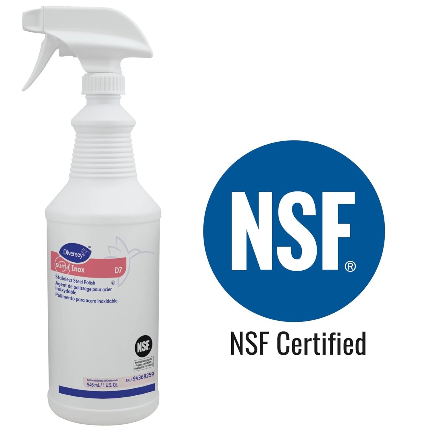 94368259 SUMA INOX Stainless Steel Polish, Cleans Appliances, Brass, Copper &…