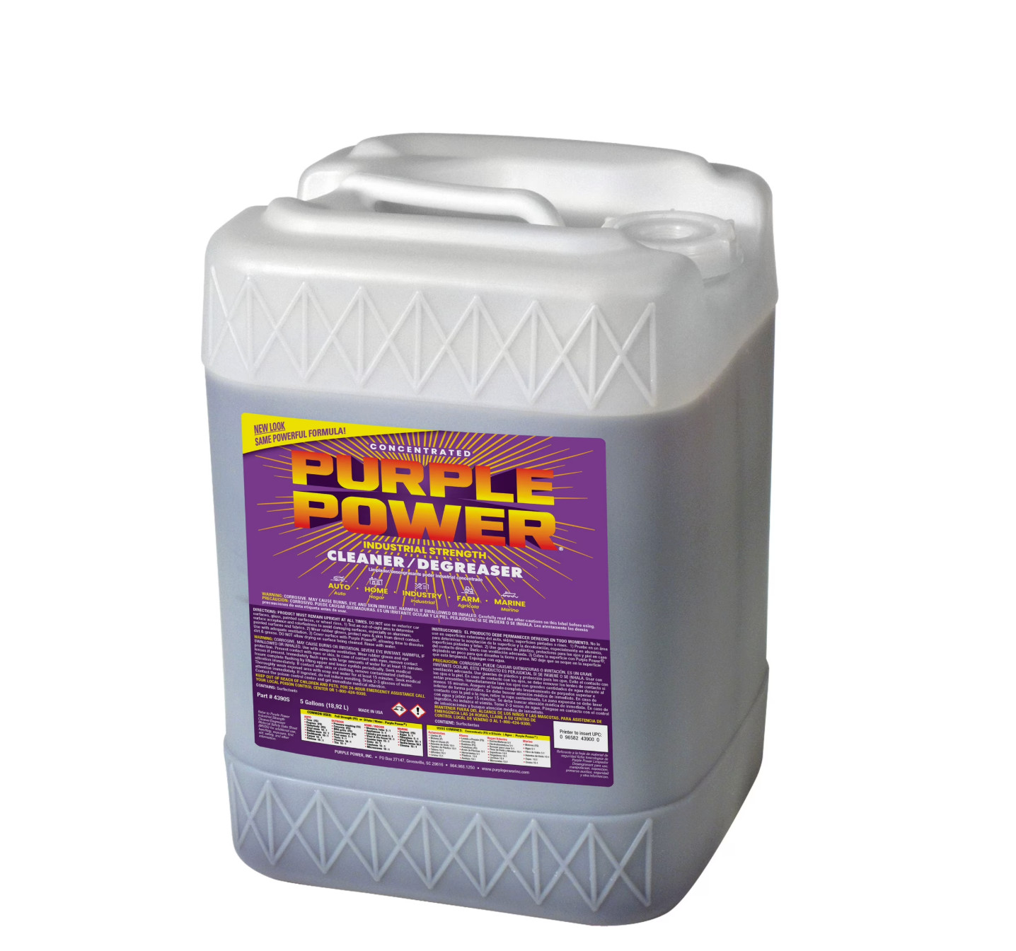 Purple Power Industrial Strength Cleaner and Degreaser, 5 Gallon