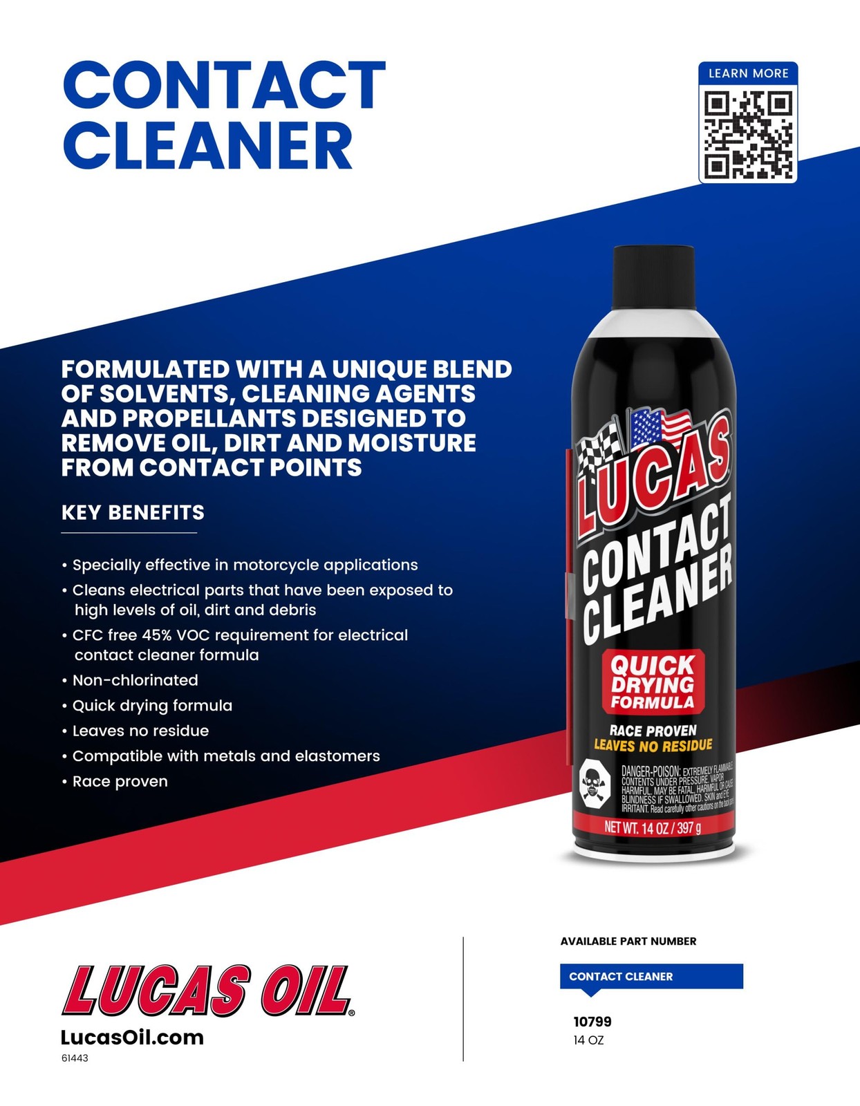 Multi-Surface Non Chlorinated Cleaning Agent 14oz Aerosol Can VOC Compliant