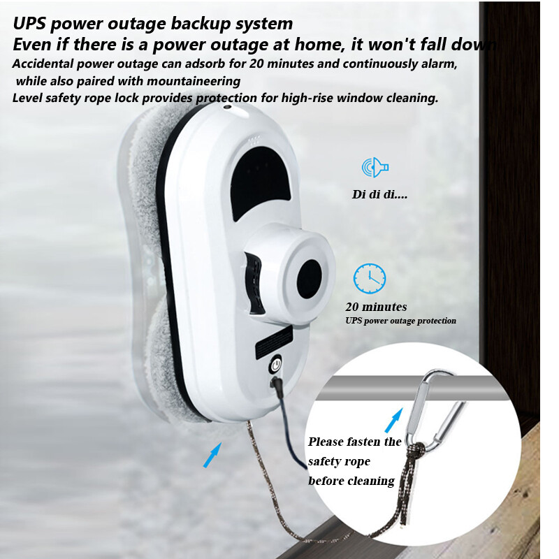 220V/110V Cleaning Machine Automatic Remote Control Smart Window Cleaner Robot