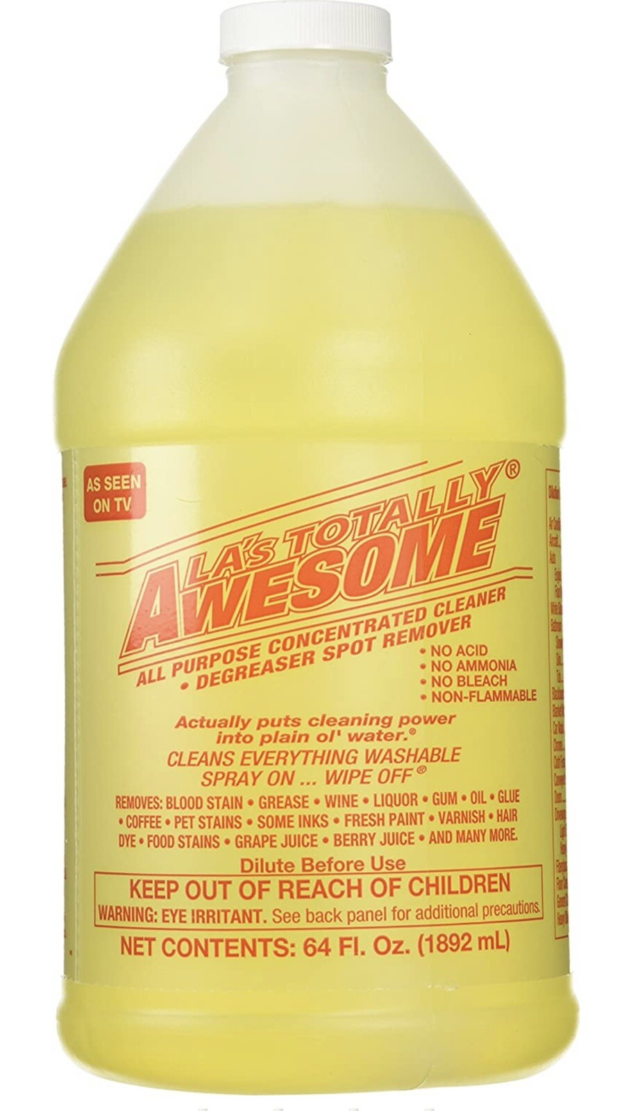 La’s Totally Awesome All Purpose Cleaner Mega 64 oz New Fast Free Shipping
