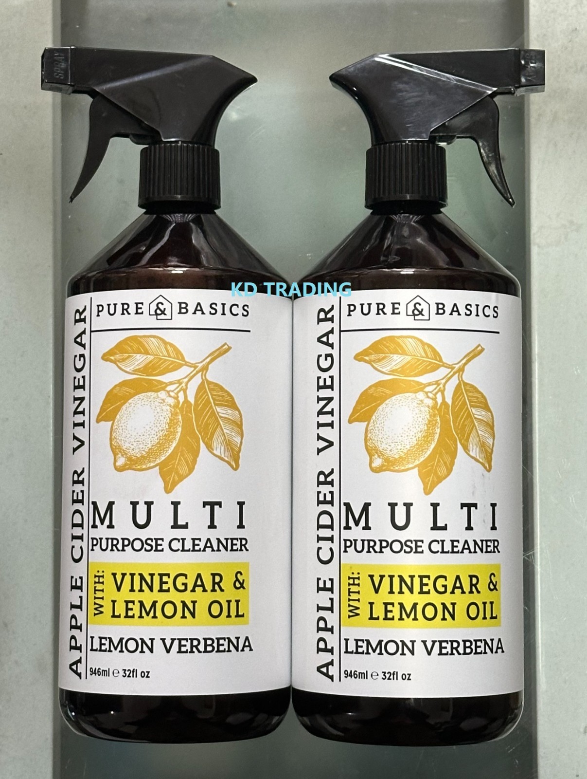 Apple Pure Basics Vinegar & Lemon Oil Multi-Purpose Kitchen Cleaner 2-Pack