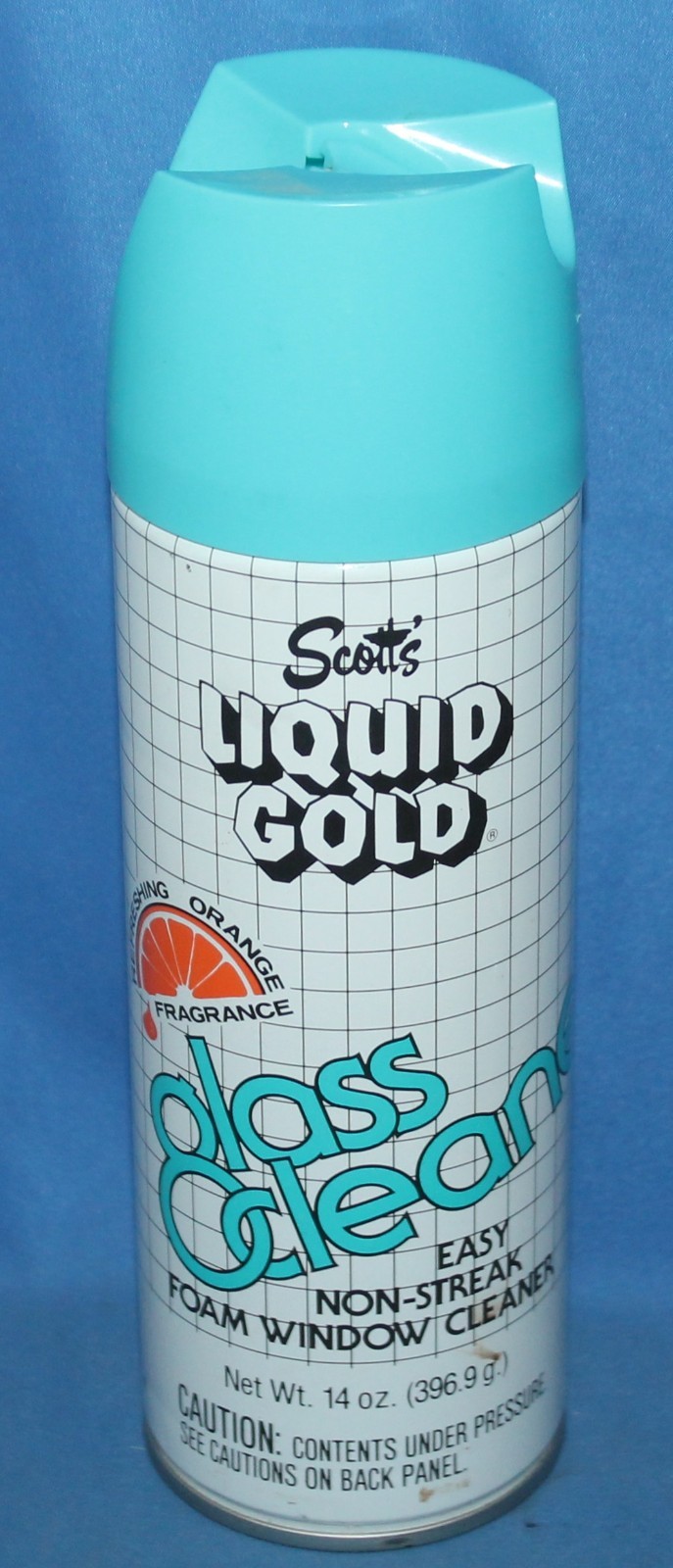 Vintage Scott’s Liquid Gold Glass Cleaner Blue Can 14 oz