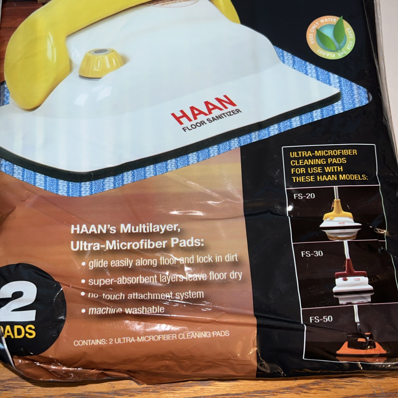 New. HAAN Cleaning Pads. 6 Total. ( 1 Pkg of 4, 1 Pkg of 2).