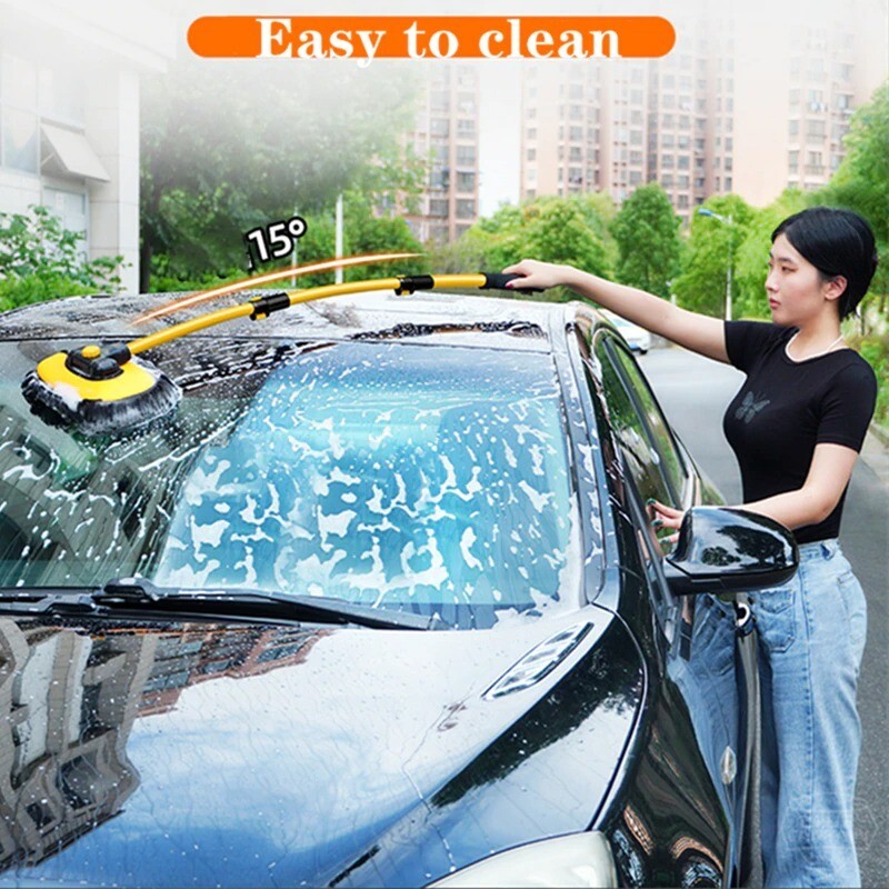 2022 New Car Cleaning Brush Car Wash Brush Telescoping Long Handle Cleaning Mop.