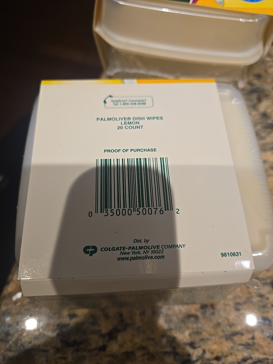 X2 Palmolive Dish Wipes Lemon Grove Pretreated Disposable Cloths 20 Count