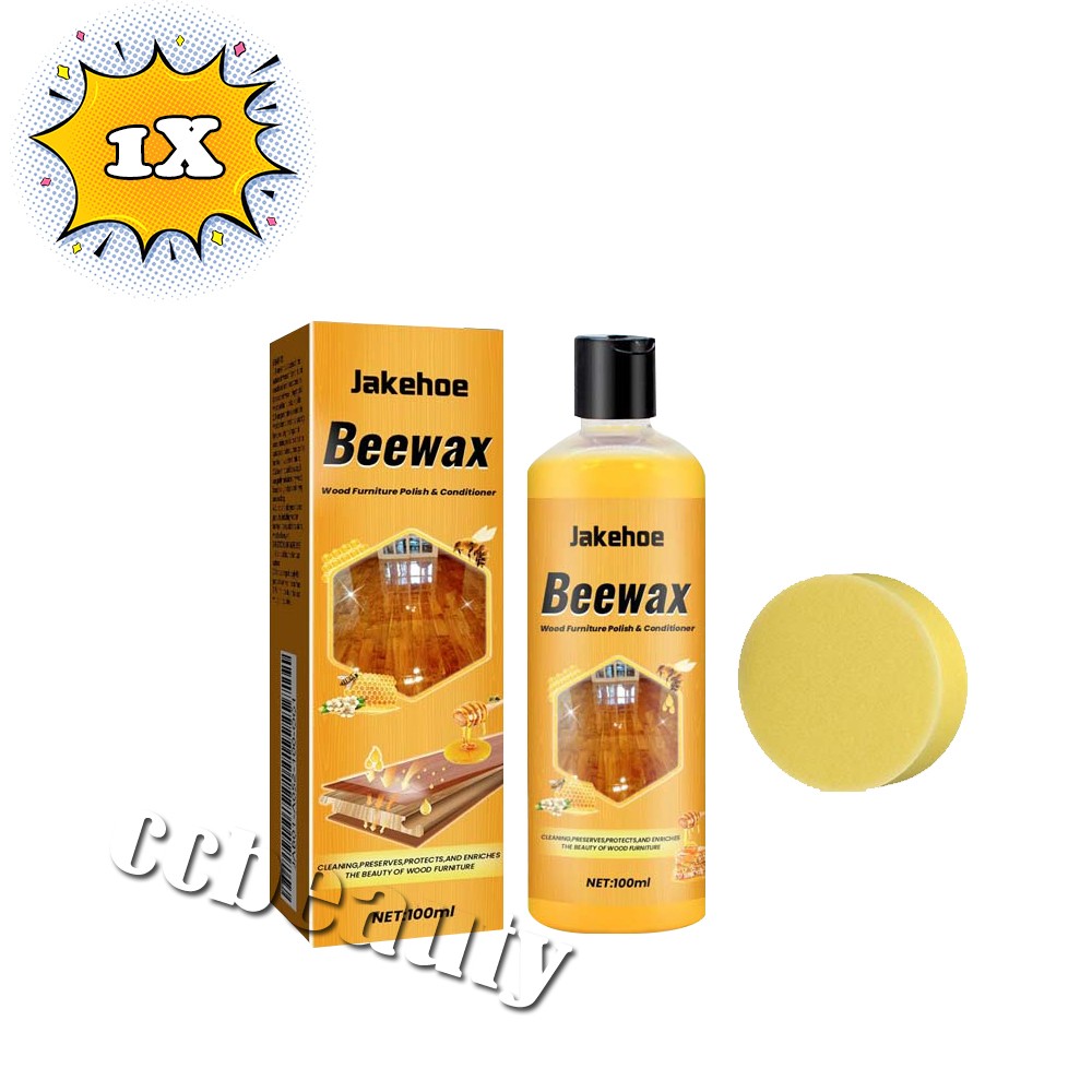 Beeswax Wood Furniture Polish Conditioner All‑in‑One Cleaner Restorer 100ml USA