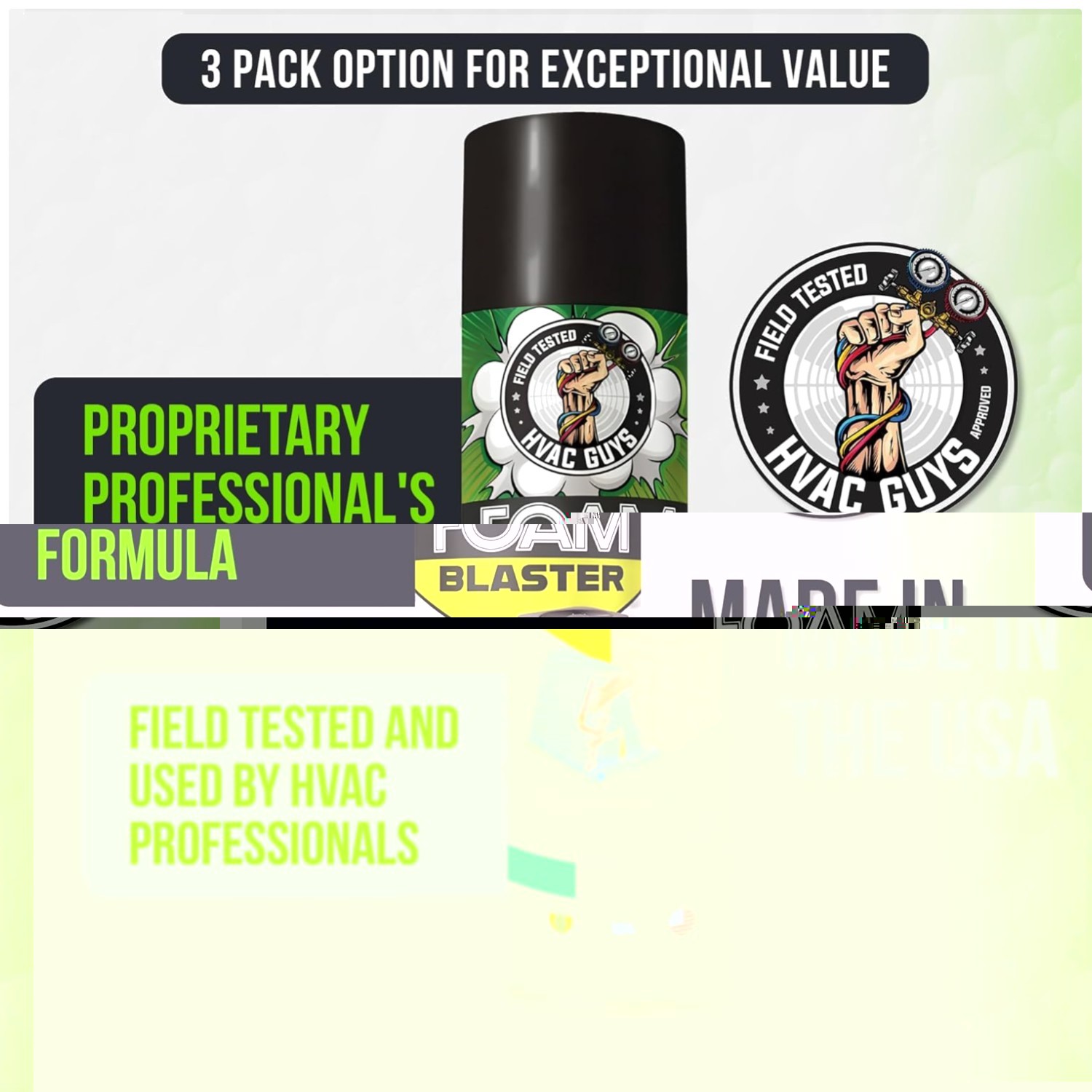 Deep-Penetrating Foam Blaster AC Coil Cleaner