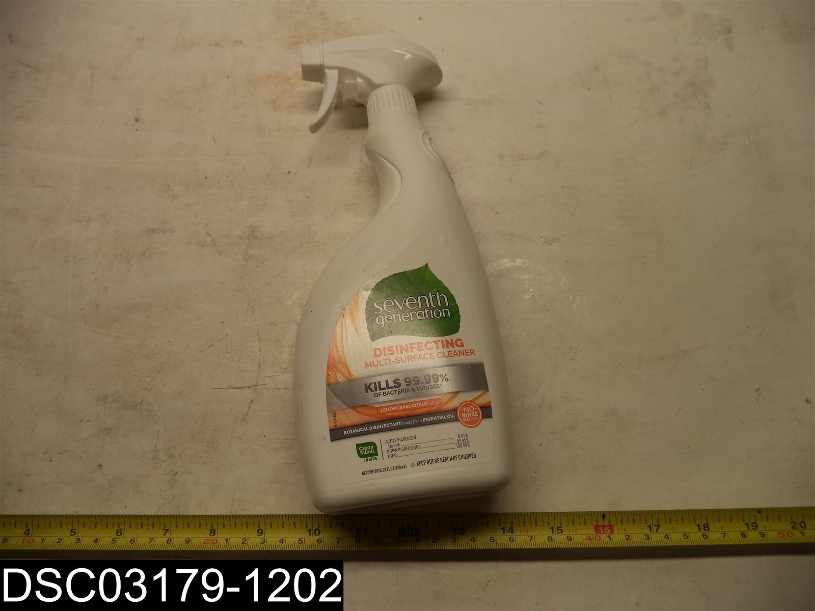 QTY=182oz (7x26oz) Seventh Generation Multi-Surface Cleaner