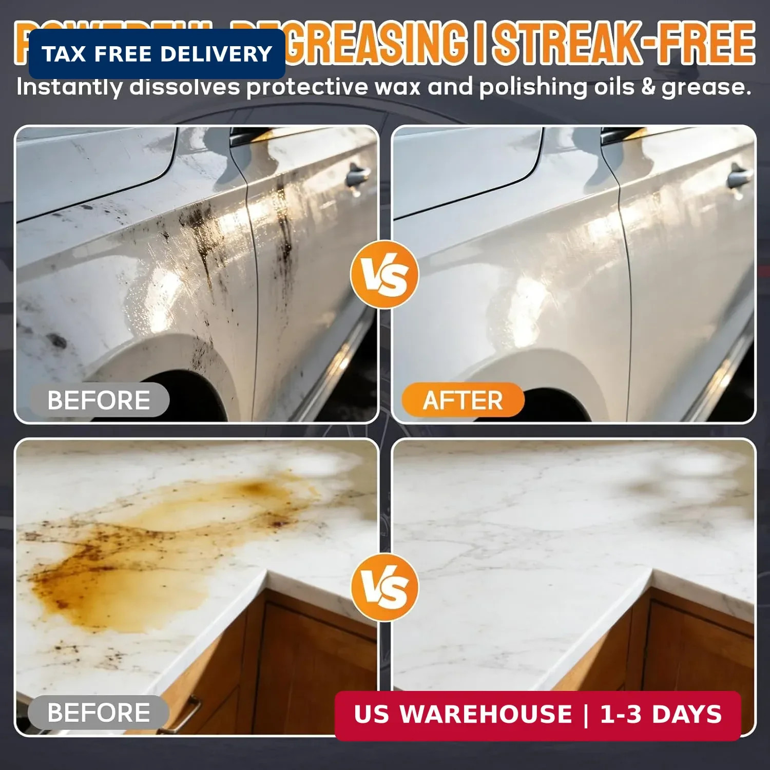 Car Surface Prep Spray – Panel Wipe & Pre-Paint Degreaser for Ceramic Coating, P