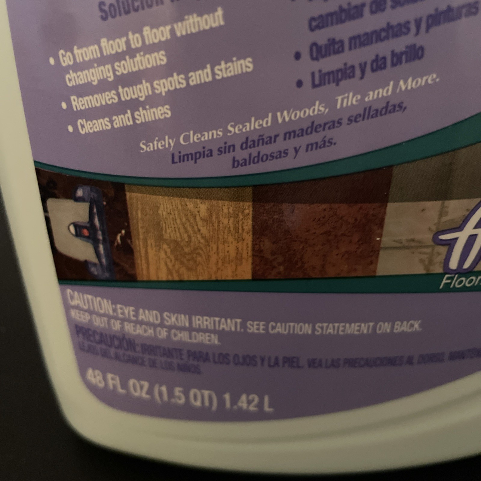 NOS Hoover 48 floz FloorMate Floor to Floor Concentrated Floor Cleaning Solution