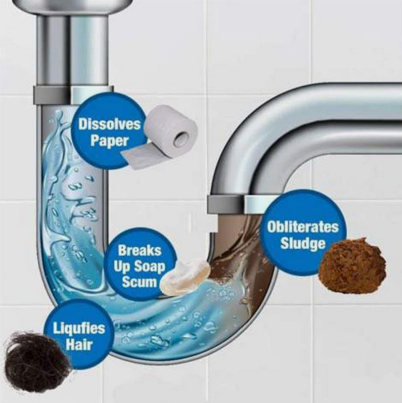 Wild Tornado Powerful Sink Drain Cleaner High Efficiency Clogging Cleaner