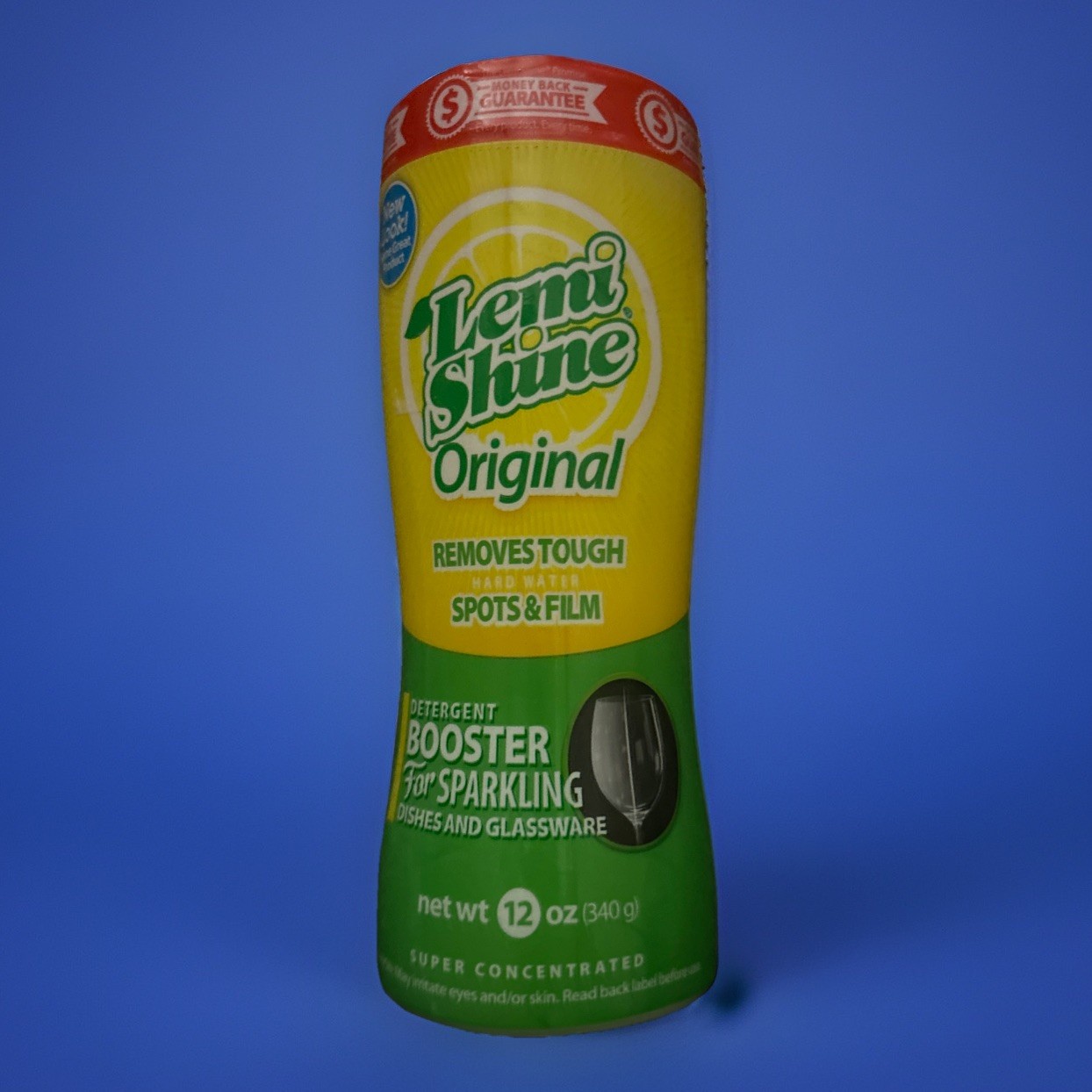 Lemi Shine 12 oz. Lemon Scent Dishwasher Detergent Booster