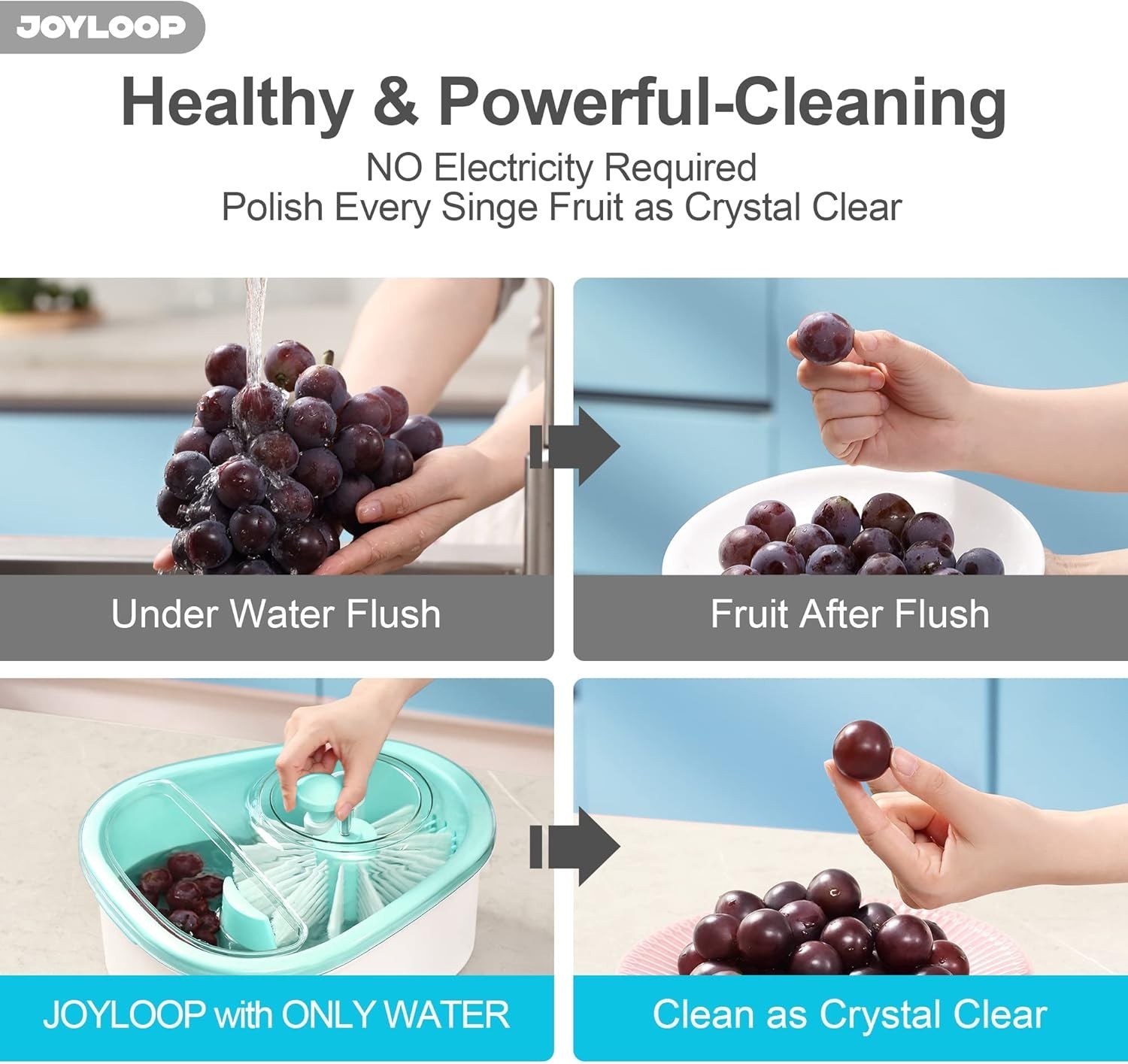 Fruit Cleaner Spinner With Fruit Washer Bowl
