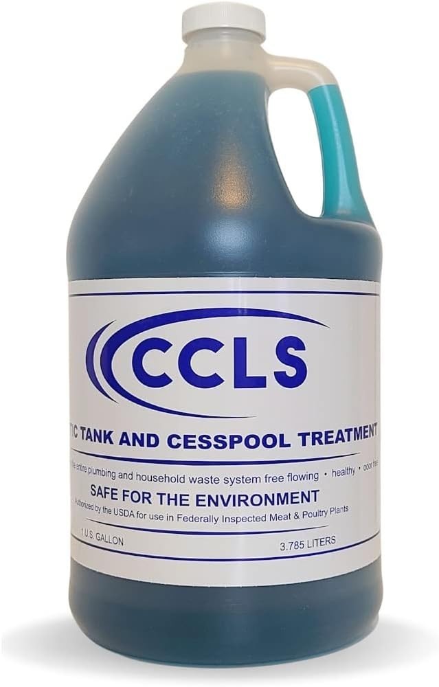 1-Gallon Organic Septic Tank Treatment: Non-Toxic Bacteria Additive for Health