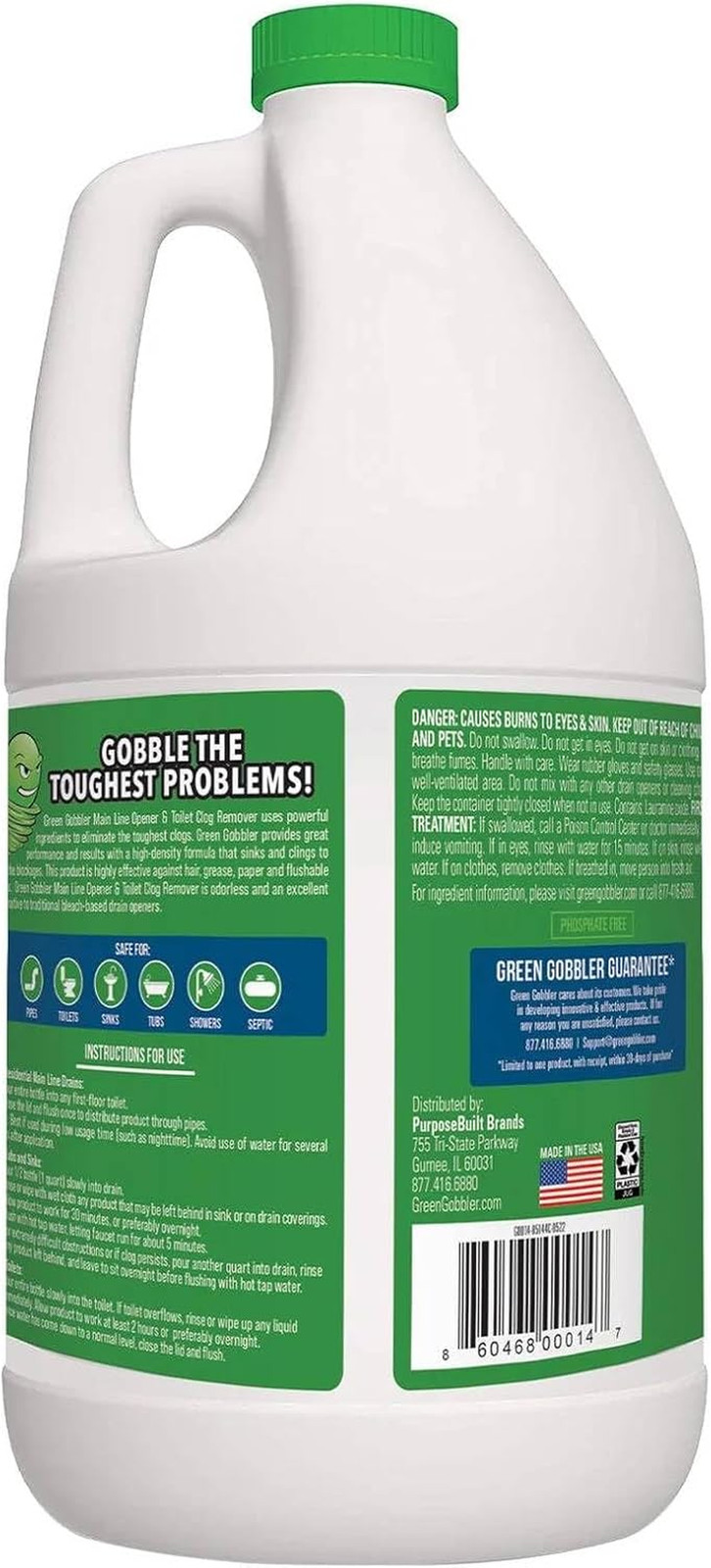 Ultimate Main Drain Opener | Drain Cleaner Hair Clog Remover | Works on Main Lin