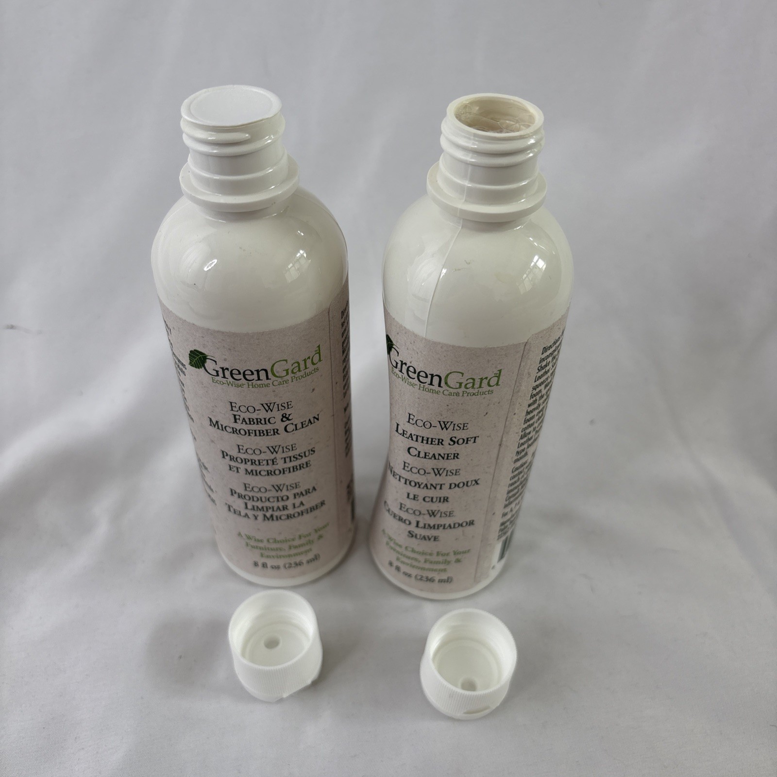 Green Guard Leather Cleaner Eco-Wise Home Care Furniture LEATHER and FABRIC CARE