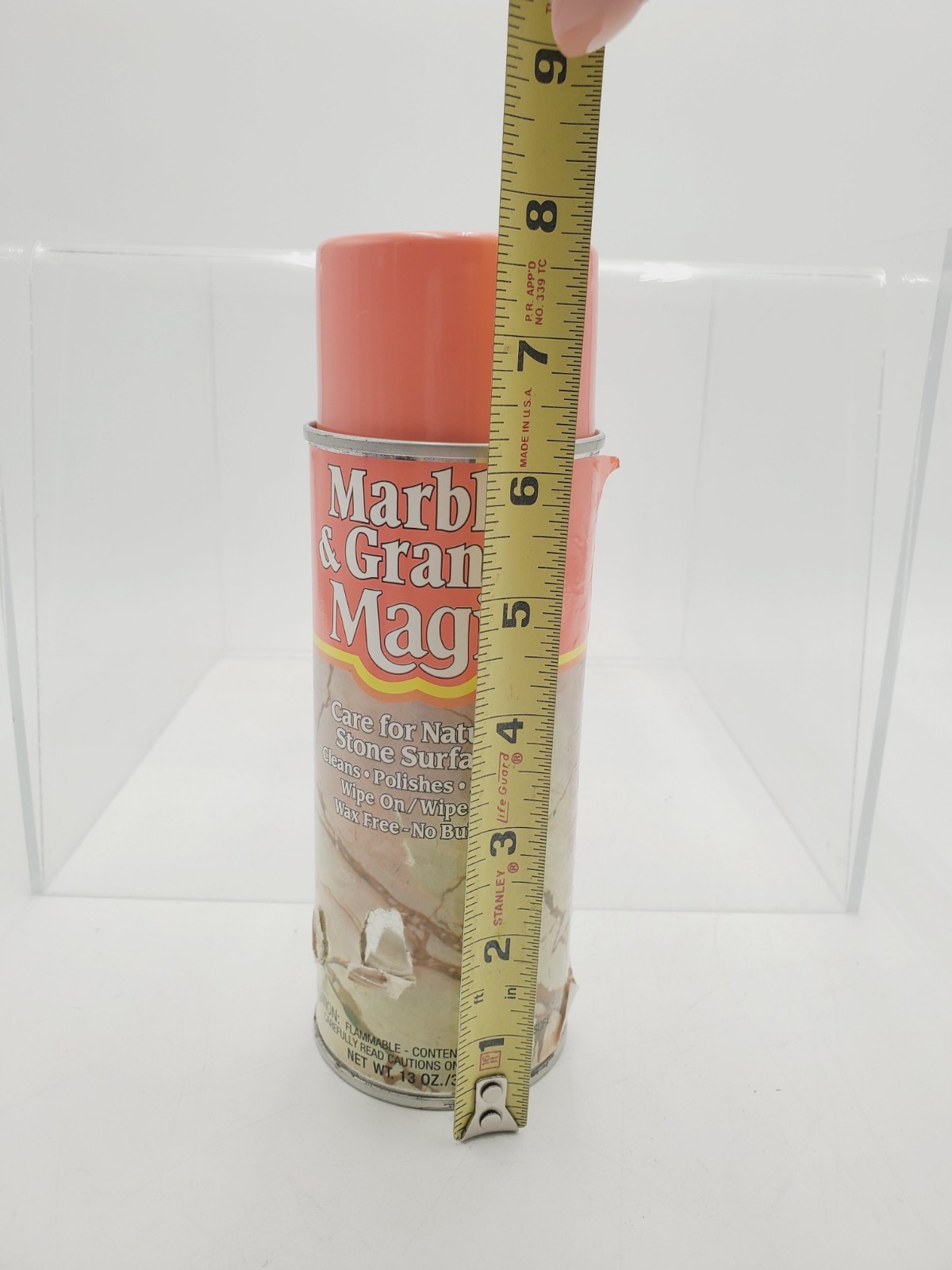Marble & Granite Magic Cleaner Polish Wax Free 13 Oz Discontinued 60% Full